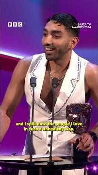 Mawaan Rizwan wins Male Performance in a Comedy 🏆 | BAFTA TV Awards 2024 - BBC