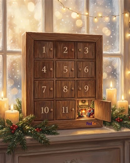 Forget pear trees...this is Twelve Days of Shipping with FedEx 🎄📦 Comment 🚚 if you prefer our version! | FedEx