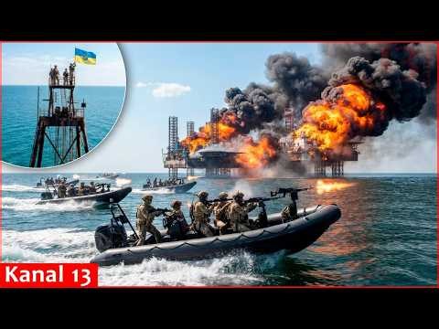 Ukrainian forces land in Crimea and raise flag - intelligence marks three years since symbolic raid