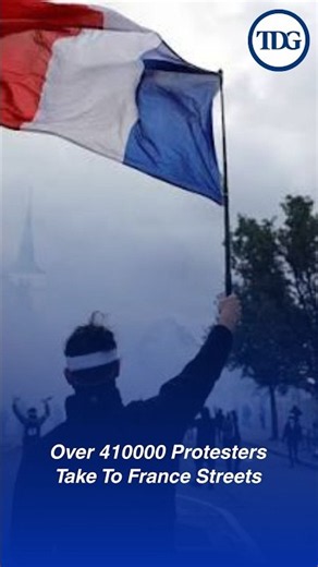 France Protests: 410,000 Take To Streets As Clashes Erupt In Paris
