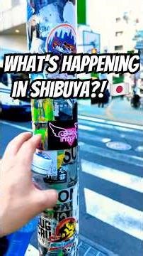 WAIT! What is happening in Shibuya? How long would it take you to find this Geocache in Tokyo? 🇯🇵
