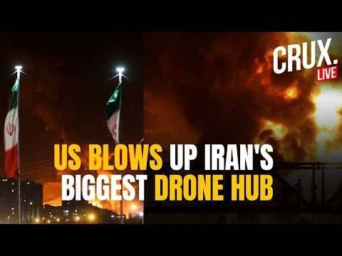 IRAN LIVE | Explosions Near Tehran As US Bombs IRGC Missile, Drone Hub 'In Self Defense' Strikes