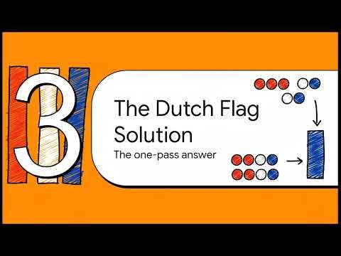 LeetCode 75: Sort Colors - Dutch National Flag 1-Pass!🚀😊👍