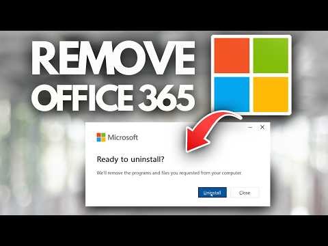 How To Uninstall or Remove Microsoft 365 / Office From Windows 💻 (Full Guide)