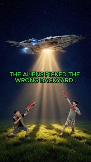 Every Boy Thinks He Can Fight Aliens… We Proved These Two Right 🛸😤🔥 #beforeandafter
