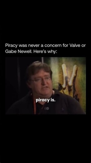 Gabe Newell Explains Why Valve Was Never Worried #shorts #linux #valve #steam #programming