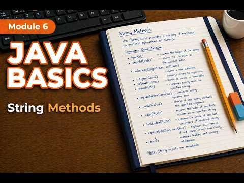 Java String Methods Explained | equals vs ==, replace(), substring() & Immutability