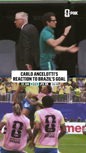 Carlo Ancelotti finds a moment of relief as Brazil finds the equalizer