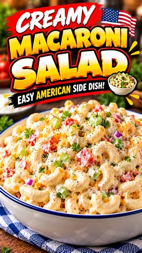 Is This the Best Macaroni Salad You Will Ever Make? #MacaroniSalad #FoodShorts