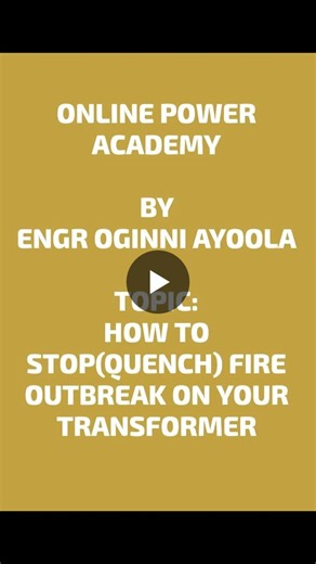 Preventing Transformer Fires: Safety Tips | Ayoola Oginni MIAENG,MBA,MNSE,COREN R.ENG posted on the topic | LinkedIn