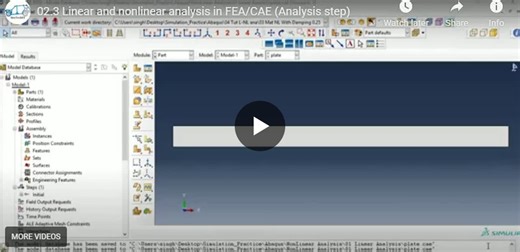 Abaqus Tutorial: Geometric Nonlinear Analysis | LAXMI W posted on the topic | LinkedIn