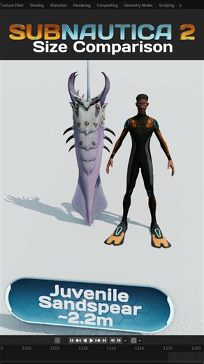 The TRUE size of Subnautica 2 creatures in early access! #shorts #subnautica #subnautica2