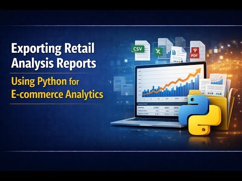 Exporting Retail Analysis Reports Using Python for E-commerce Analytics