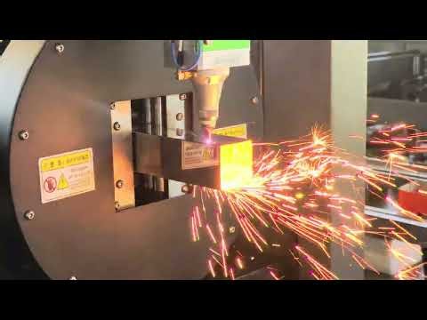 Fiber Laser Tube Cutting Machine | Square Tube Cutting Test