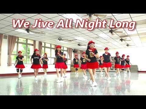 We Jive All Night Long│Line Dance by Wil Bos & Mandy Senders│Demo & Walk Through║通宵搖擺│排舞│含導跳║4K