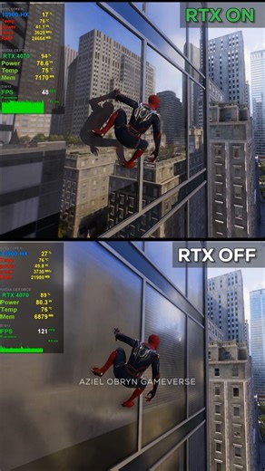 RTX ON vs OFF – Realistic Reflections Test | Marvel’s Spider-Man 2