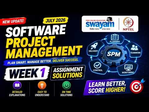 Software Project Management Week 1 Assignment Answers 2026 | NPTEL July 2026 | 100% Correct