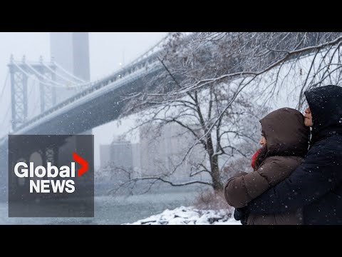 New York City records highest snowfall total in nearly 4 years, storm paralyzes other parts of state