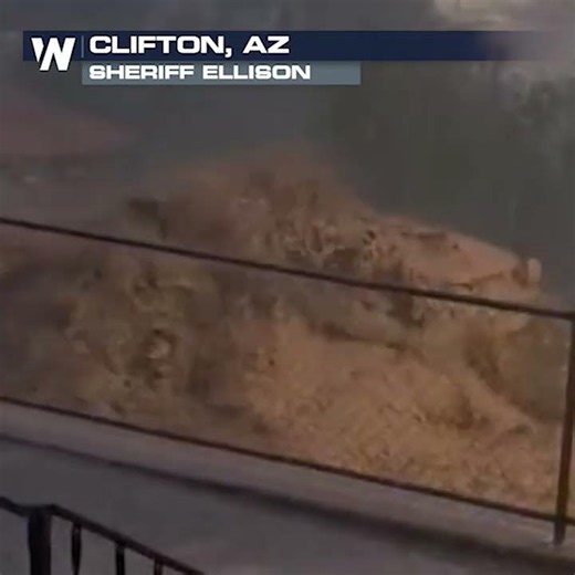 Flash Flooding Mayhem takes over Clifton, AZ Wednesday