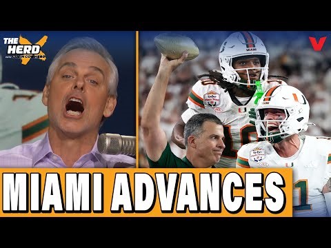 Miami-Ole Miss REACTION: Hurricanes to College Football Championship | The Herd w/ Colin Cowherd