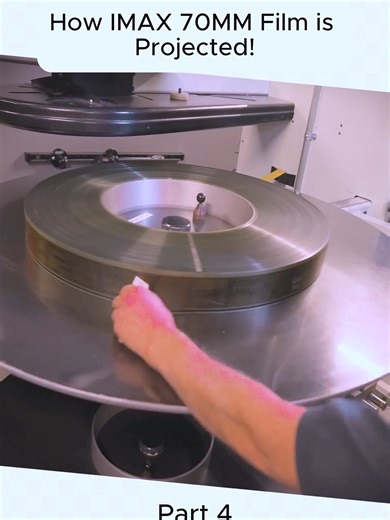 How IMAX 70MM Film is Projected
