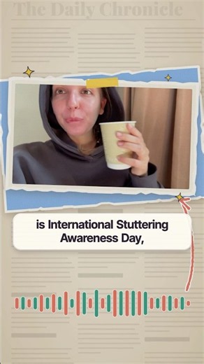 October 22 is International Stuttering Awareness Day #stutter #stuttering #stammering