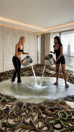 🐍 Floor Covered in Snakes 🤯 Bold Design Idea Finally Completed 🔥