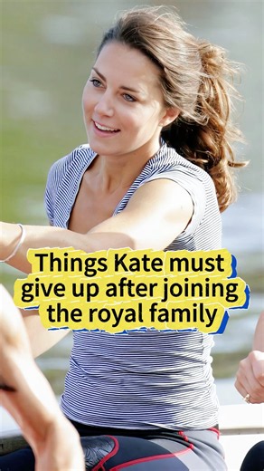Things Princess Kate must give up after joining the royal family #kate #elizabeth #william