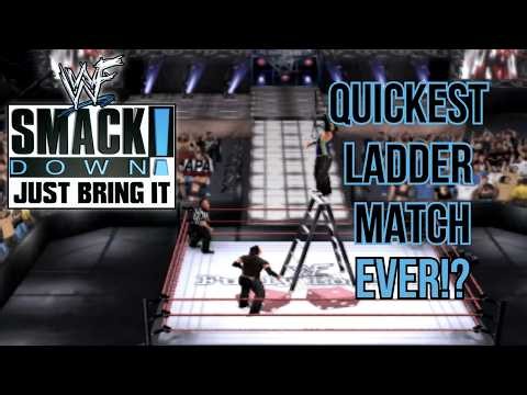 WWF Smackdown Just Bring It! - Quickest Ladder Match Ever?