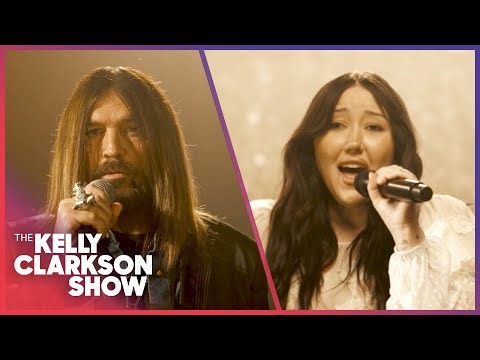'On Our Way Along' By Billy Ray Cyrus & Noah Cyrus | Kelly Clarkson Show