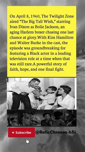 The Twilight Zone’s Groundbreaking Story of Faith & Hope 🥊 | The Big Tall Wish
