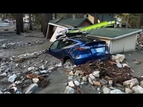 Rescues underway as historic storms unleash flooding, mudslides across California