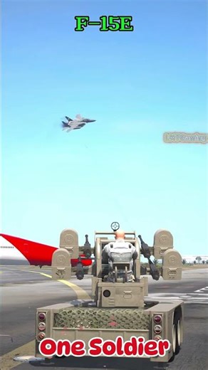 F 15E Strike Eagle vs Man Portable Air Defense SEAD Simulation #simulator #military