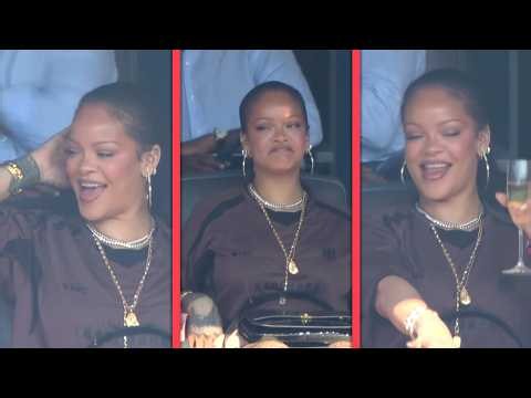 Rihanna Does the MACARENA at the World Cup