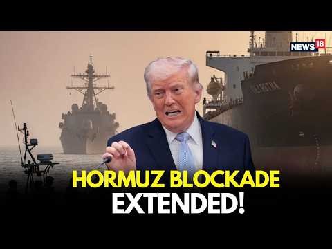 Trump Orders Extended Hormuz Blockade LIVE: Iran Talks Collapse | Oil Shock Fears