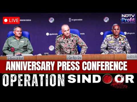 LIVE: Operation Sindoor Anniversary | Army, Navy & Air Force Joint Press Conference