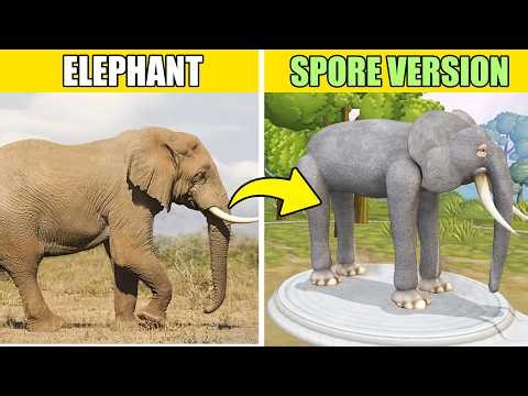 Making the African Elephant in SPORE Game