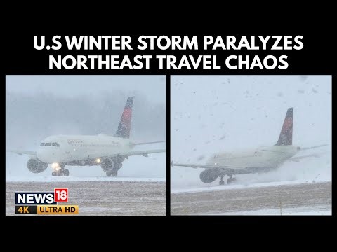 U.S. Winter Storm Disrupts Northeast Travel, Thousands Cancelled | U.S News | Weather Alert | 4K