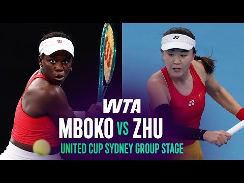 Victoria Mboko vs. Lin Zhu | 2026 United Cup Group Stage | WTA Match Highlights