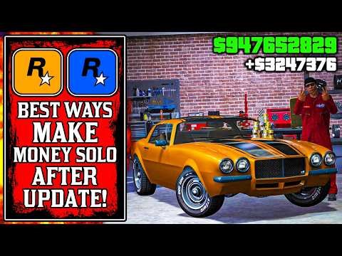 EASY MILLIONS FAST! BEST WAYS To Make Millions SOLO After UPDATE in GTA Online! (GTA5 Fast Money)