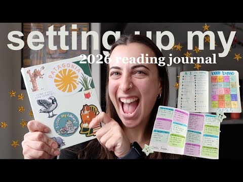 setting up my 2026 READING JOURNAL 📗📝