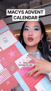 MACYS ADVENT CALENDAR #makeup #adventcalendar #makeupreview #holidaymakeup #unboxing