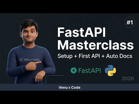 FastAPI Full Setup & First API — Everything You Need to Know to Get Started | Masterclass #1