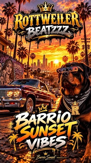Rottweiler Beatzzz – Barrio Sunset 🌅🔥 Latin G-Funk 01 #shorts