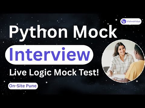 Ace Your Python Interview: Live Logic Mock Test! | ⁨@VishvaVidyaTv ​