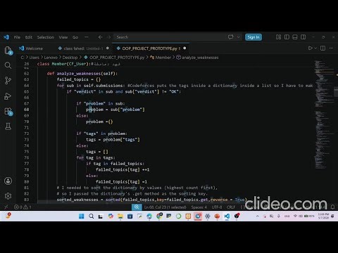 Codeforces Performance Tracker (OOP Project with python)