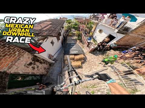 CRAZY URBAN MTB DOWNHILL RACE IN MEXICO - COURSE WALK & FIRST RIDE!