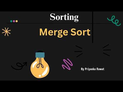 Merge Sort in Data Structure | C Program | Step-by-Step Explanation