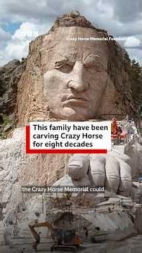 Unveiling the face of Crazy Horse - BBC World Service #shorts