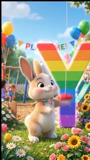 Y for Yoyo #abcsong #abc reels #bunny shorts